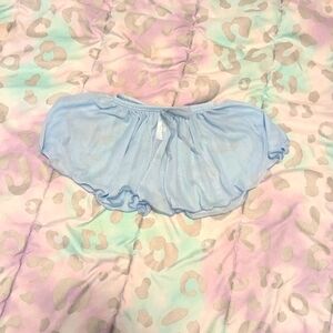 Girls Capezio dance ballet tutu one size blue